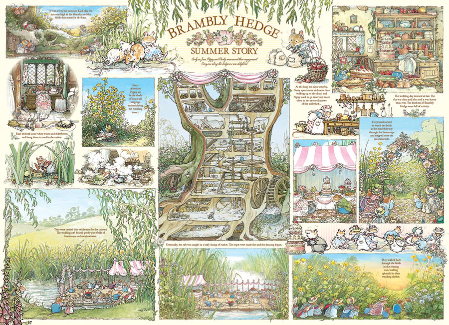 Brambly Hedge 1000 Piece Summer Story Puzzle