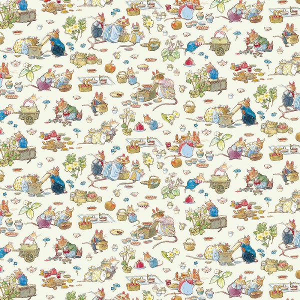 5 sheets of Brambly Hedge wrapping paper