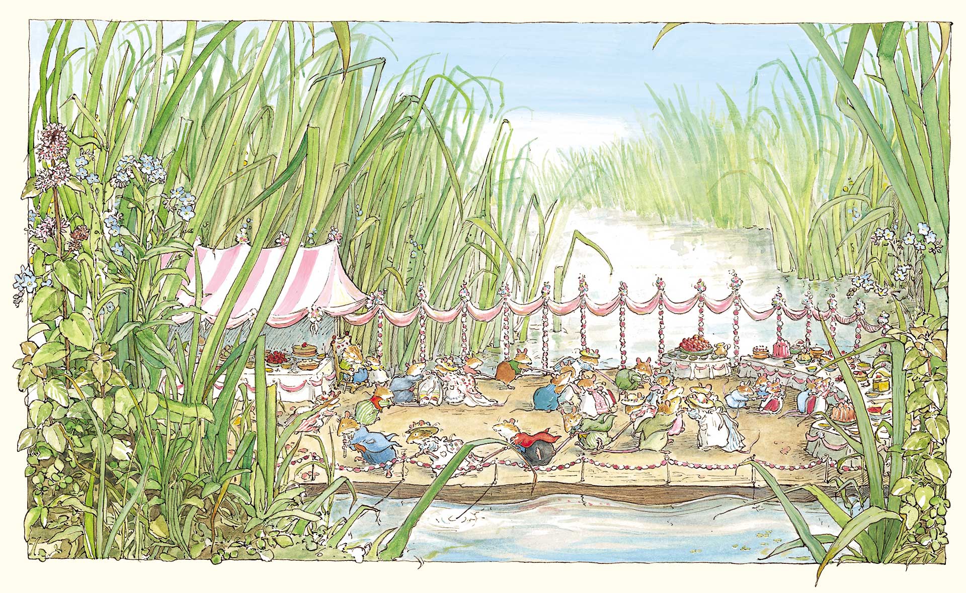 Summer Seasonal Shop Background