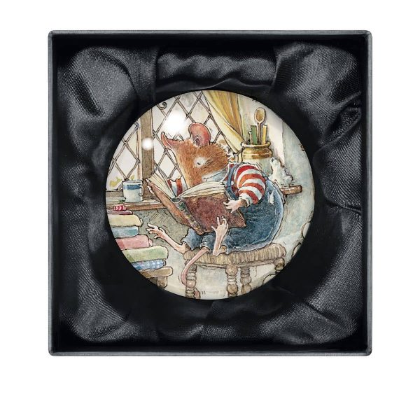 Wilfred Reading Crystal Paperweight