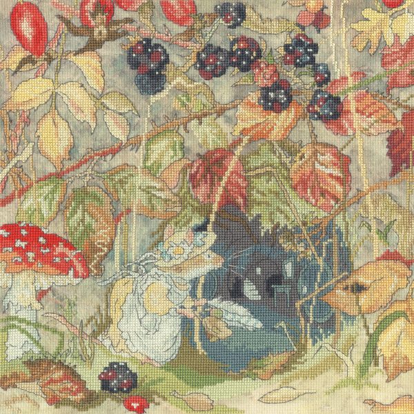 "I Wonder If Anyone Lives Down There?" Cross Stitch Kit