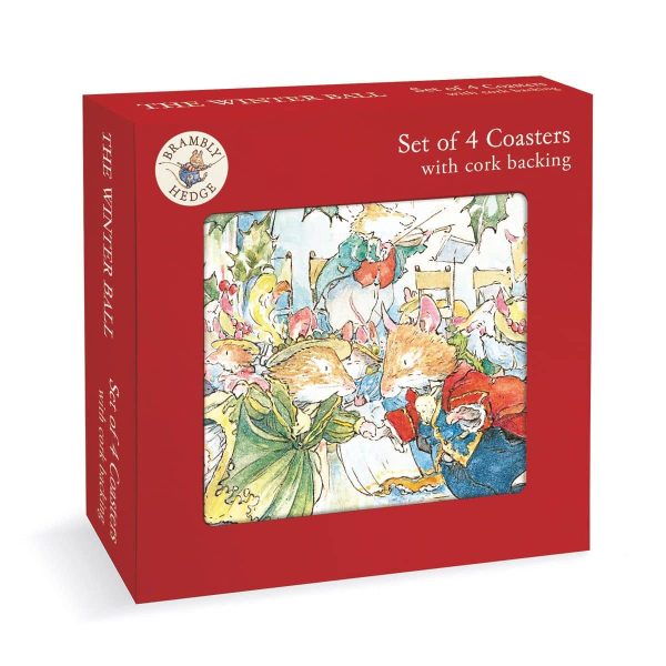 Brambly Hedge "Winter Ball" Coasters