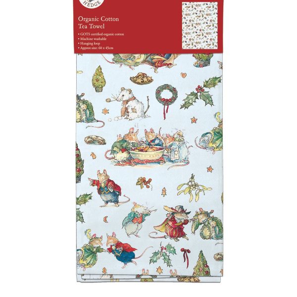 "Winter Ball" Organic Cotton Tea Towel