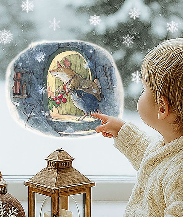 Brambly Hedge Mr Apple Window Sticker